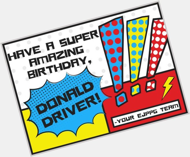 Happy Birthday to the one and only, Donald Driver! Your friends at EJPPG hope you have the best day. 