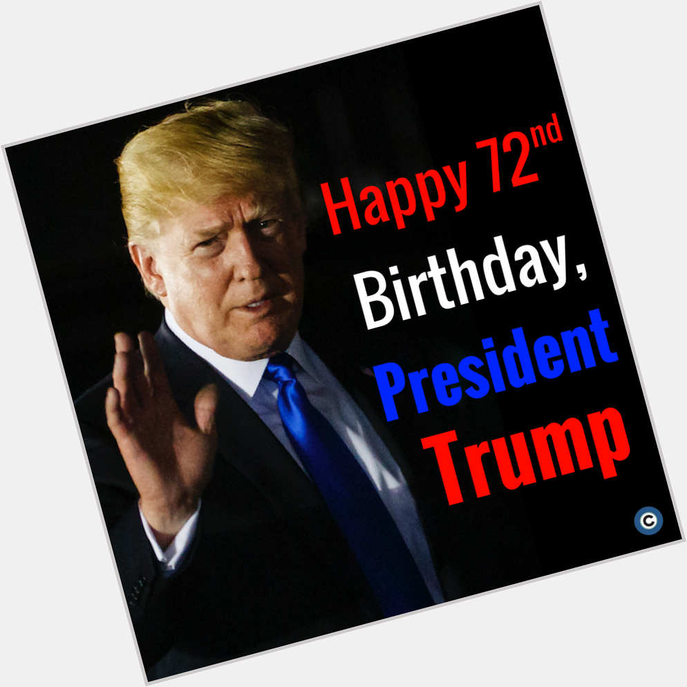 President Donald Trump turns 72 today. Wish the 45th president a happy birthday!
Photo: AP 