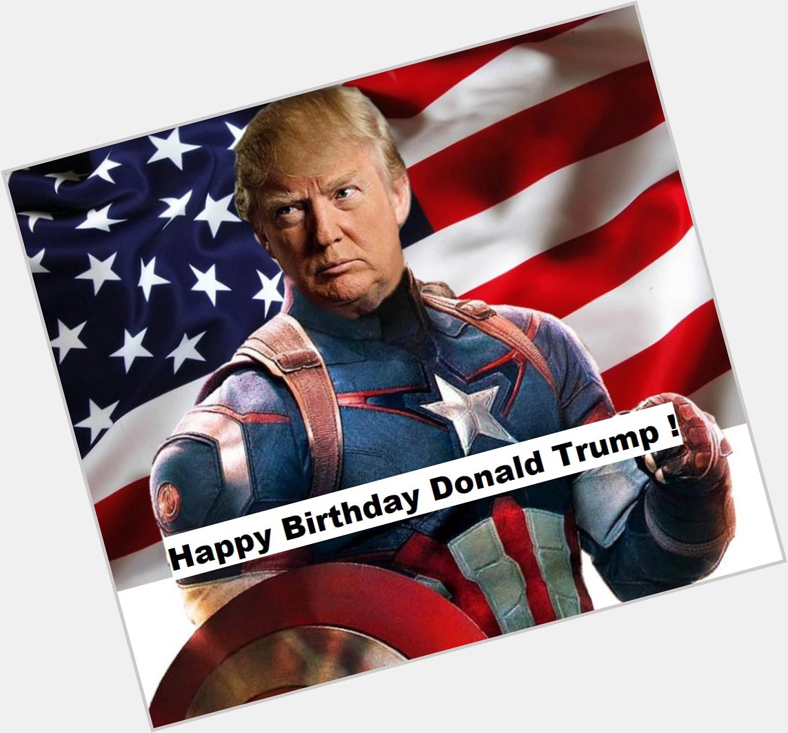Happy Birthday Donald Trump !
We love you ! 2020 4EVA 