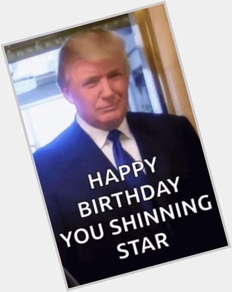 Happy birthday Pres Donald Trump! 