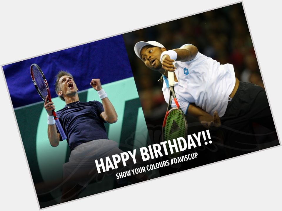 Happy Birthday to both Jarkko Nieminen and Donald Young! Here are both playing in the 