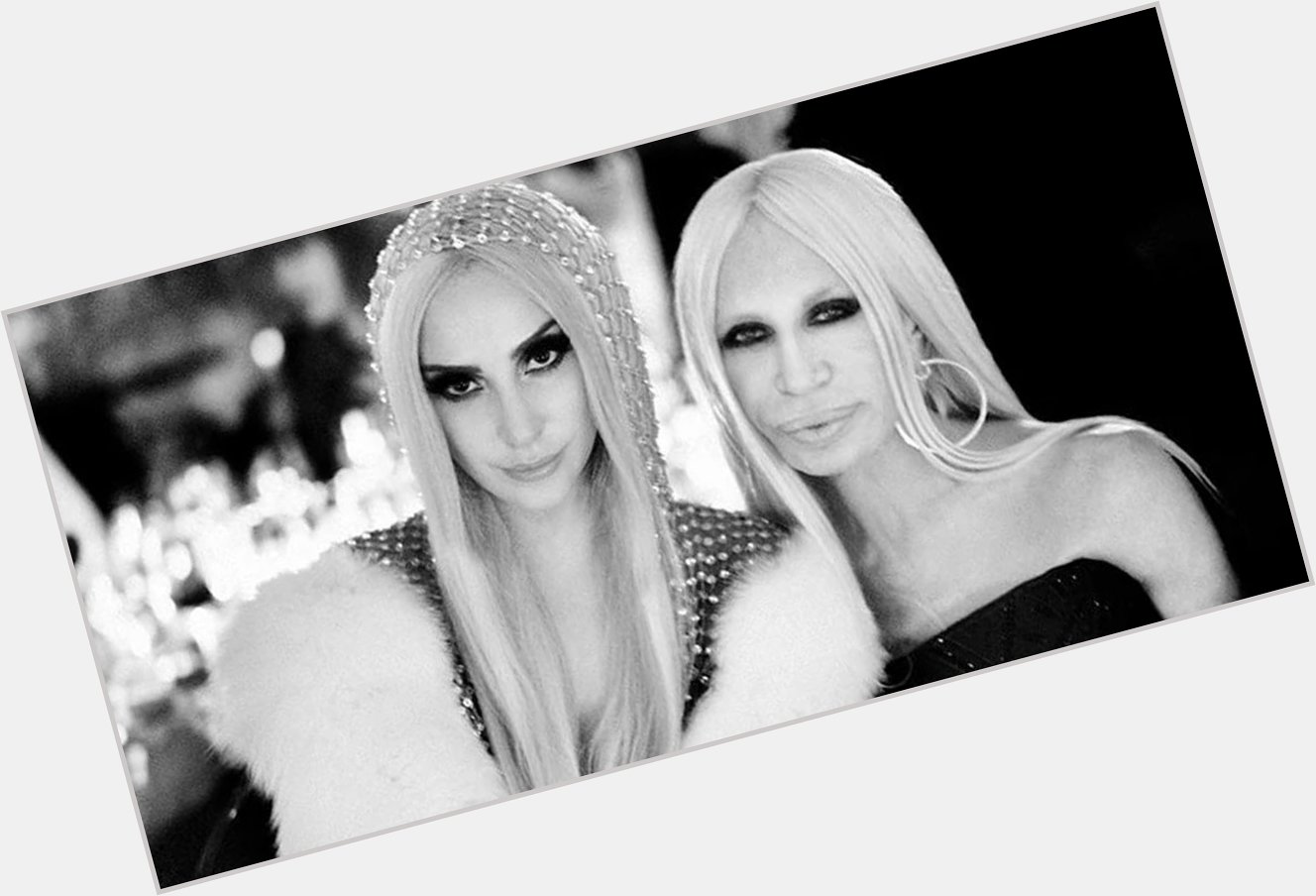 Happy birthday Donatella Versace from Lady Gaga and Monsters. Walk bad and feel good today, it s your day. 