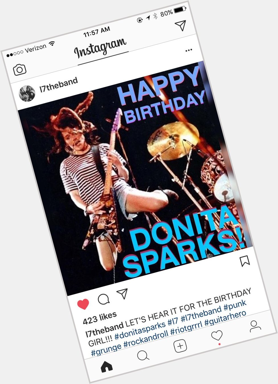 Happy birthday, Donita Sparks of 