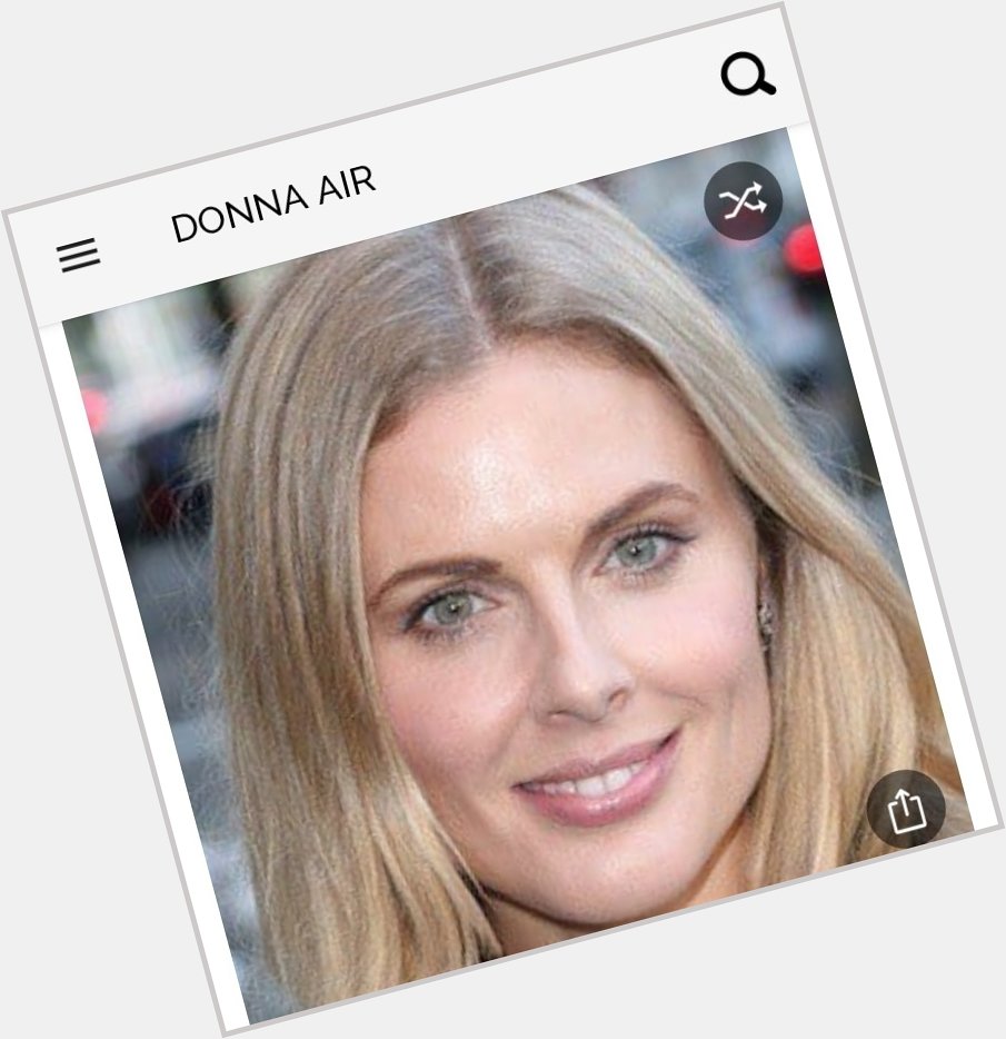 Happy birthday to this great actress.  Happy birthday to Donna Air 