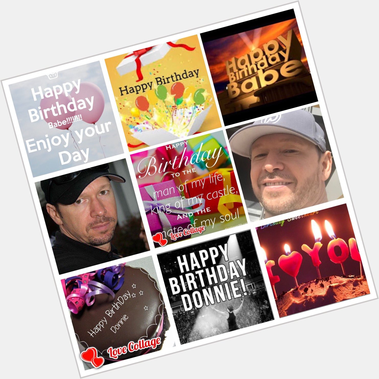 Happy birthday to my one and only Babe Donnie Wahlberg wish you all the best love you always 