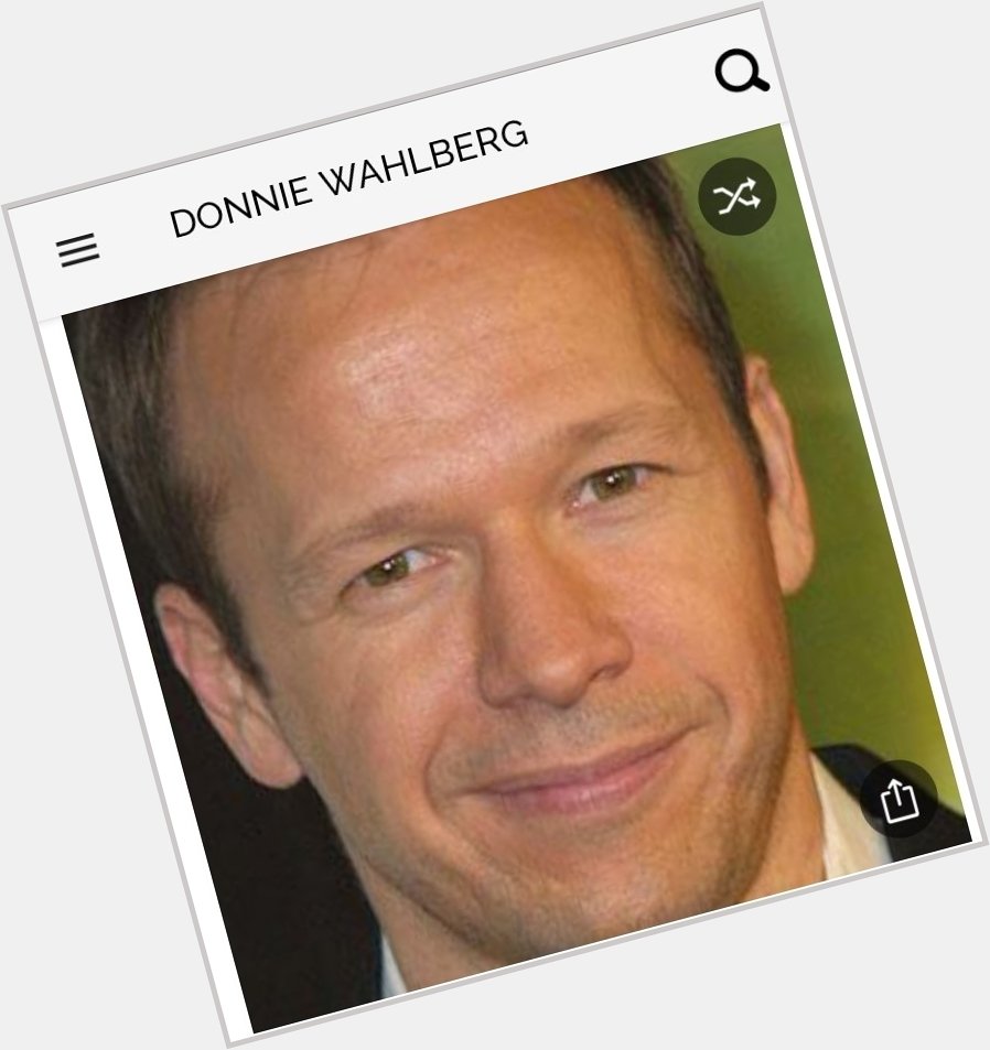 Happy birthday to this great actor/singer.  Happy birthday to Donnie Wahlberg 