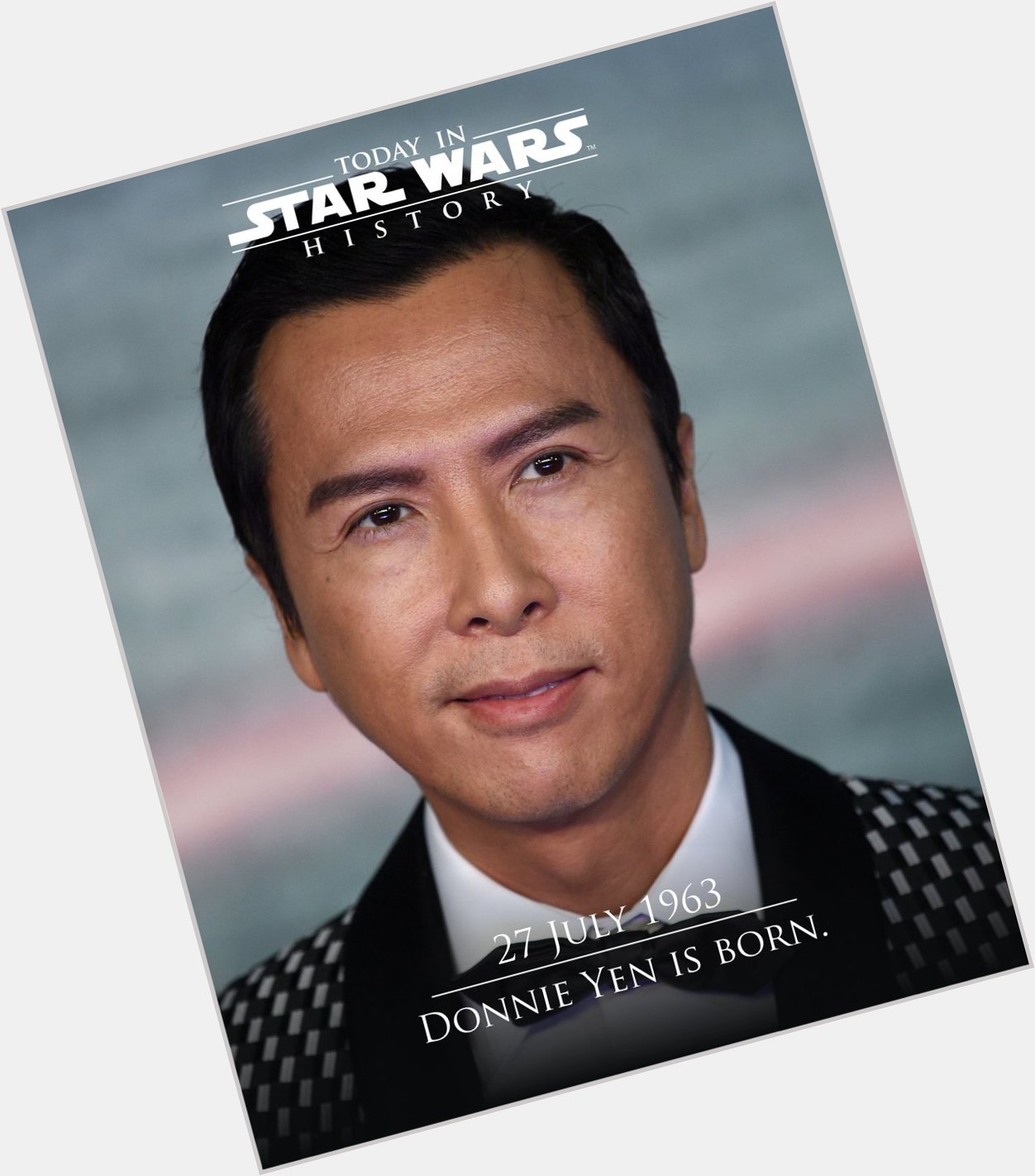 Happy Birthday, Donnie Yen! May the Force of others be with you.    