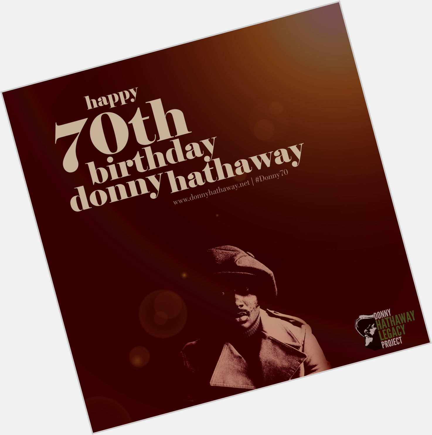 Happy Birthday, Donny Hathaway! Your music has inspired generations and will live in our hearts FOREVER! 