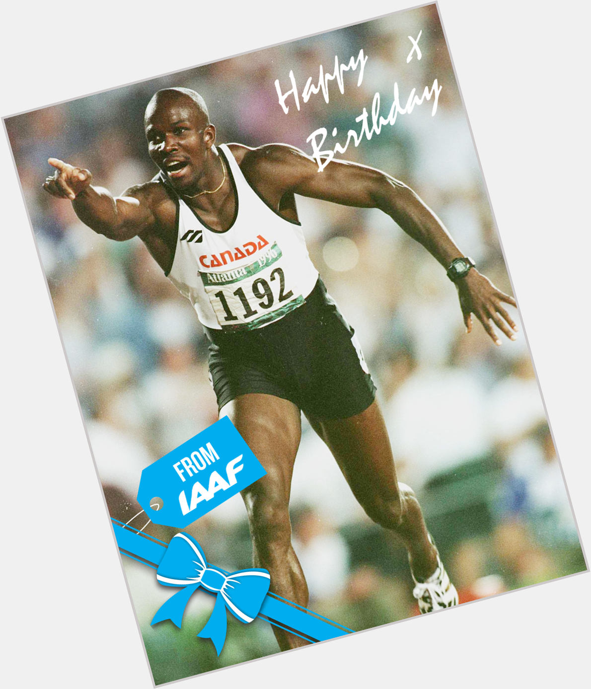  Happy birthday to three-time world champion and two-time Olympic champion Donovan Bailey 