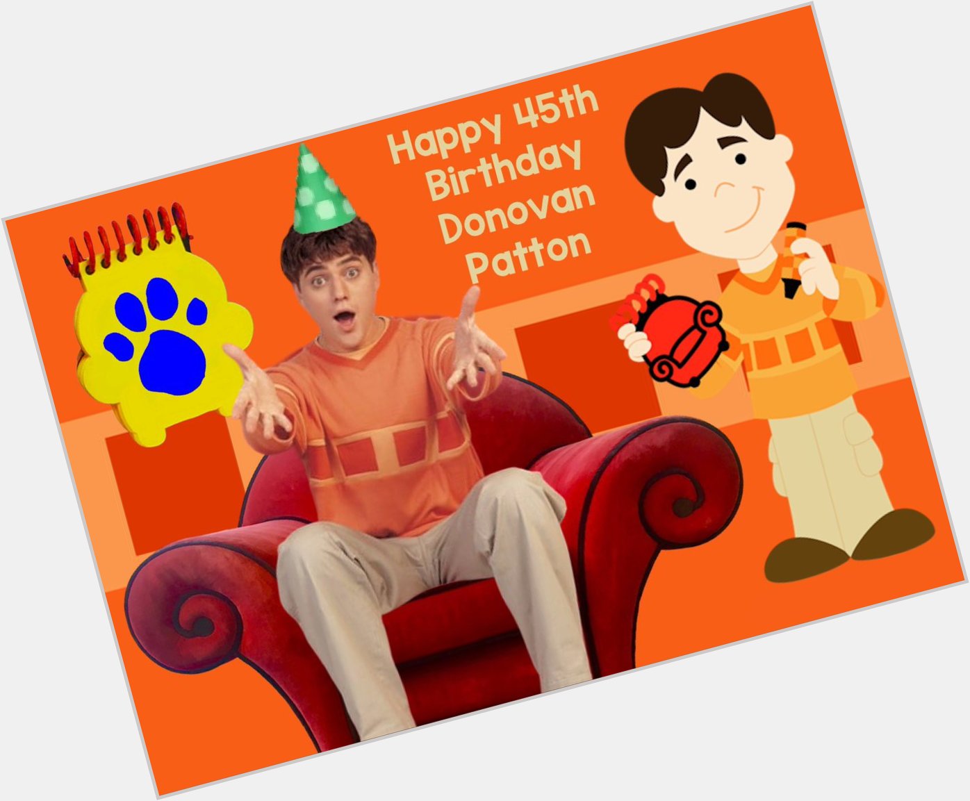 Happy 45th Birthday to Donovan Patton aka Joe, the 2nd Host of the OG Blue s Clues series              