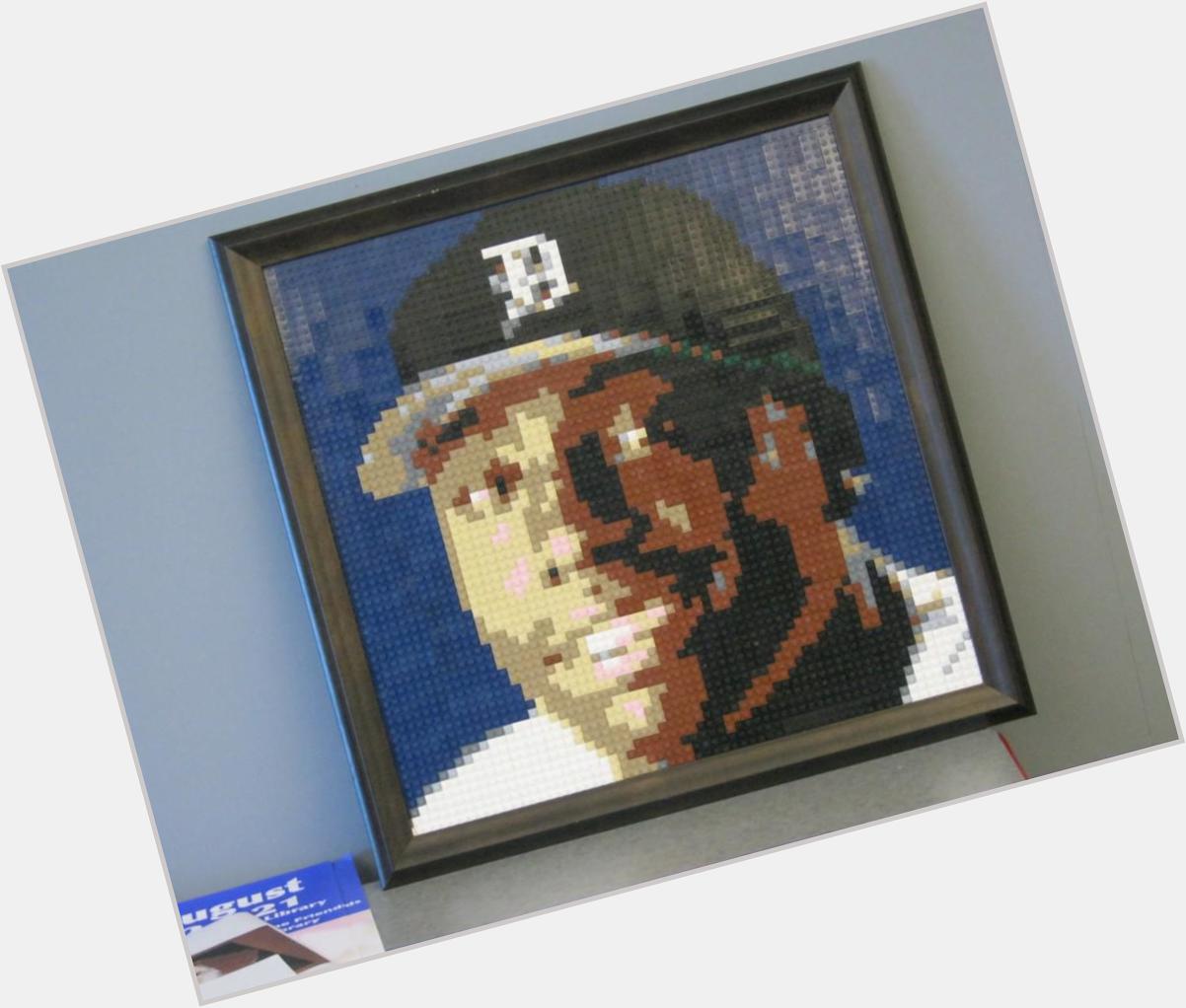 Happy birthday to Dontrelle Willis. He was the first player to reach out to me to commission a mosaic. 