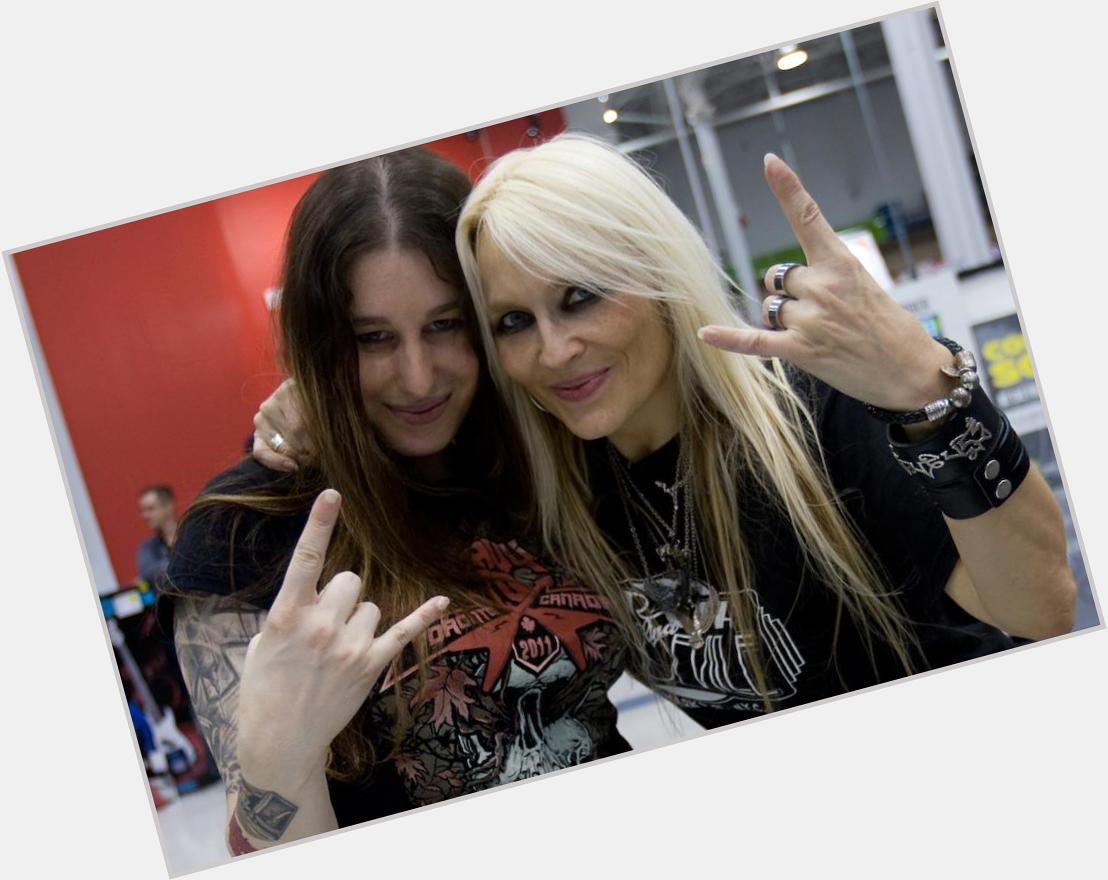Happy Bday to my beautiful & ROCKIN\ sister in metal .. Doro Pesch !! \\m/ U rock !! 