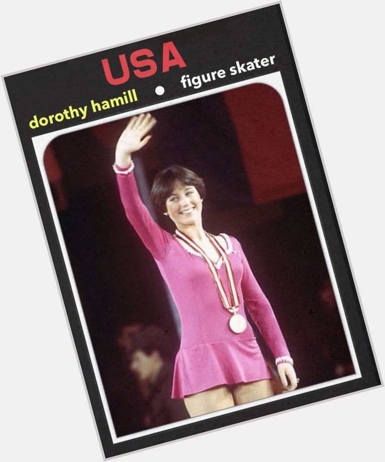 Happy 61st birthday to heartthrob Dorothy Hamill. Young (& current me) had quite the crush. 
