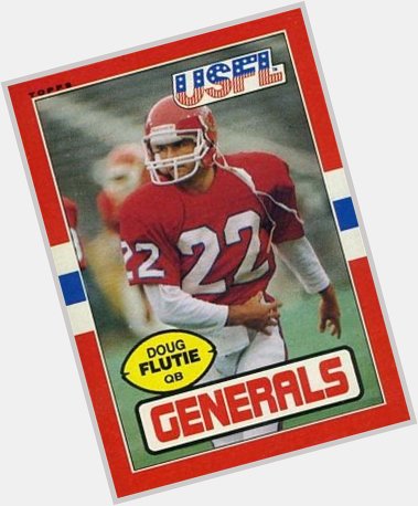 Happy Birthday to the New Jersey Generals\ legend Doug Flutie  