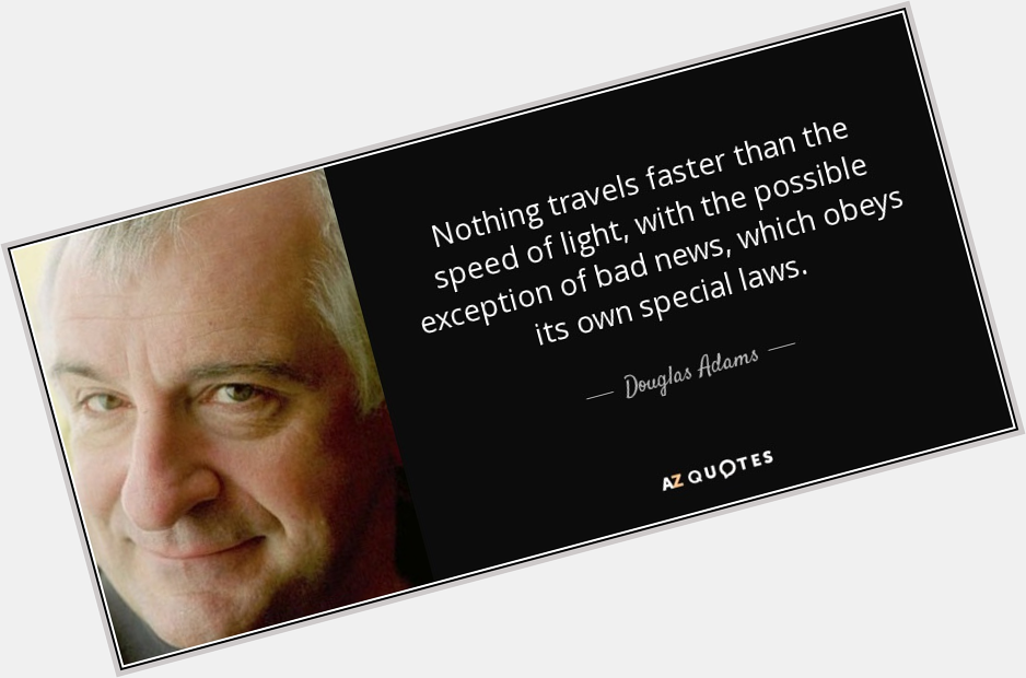 Happy Birthday Douglas Adams. :) 