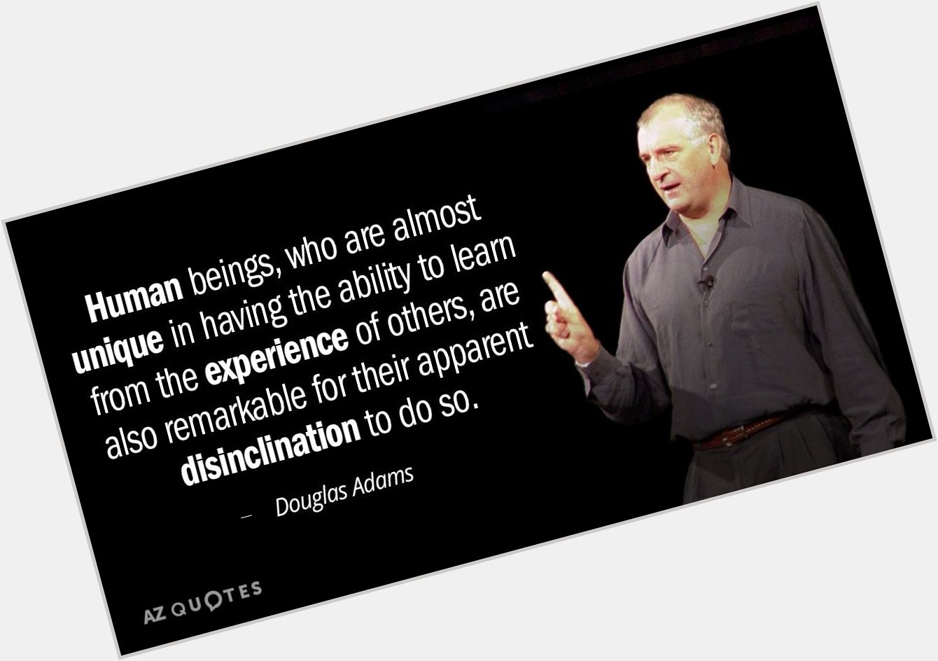Happy Birthday Douglas Adams! (I am disinclined to say more) 