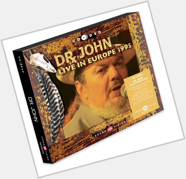 Happy birthday to Dr. John.We recently released a Sound & Vision CD/DVD combo from the Montreux Jazz Festival in 1995 