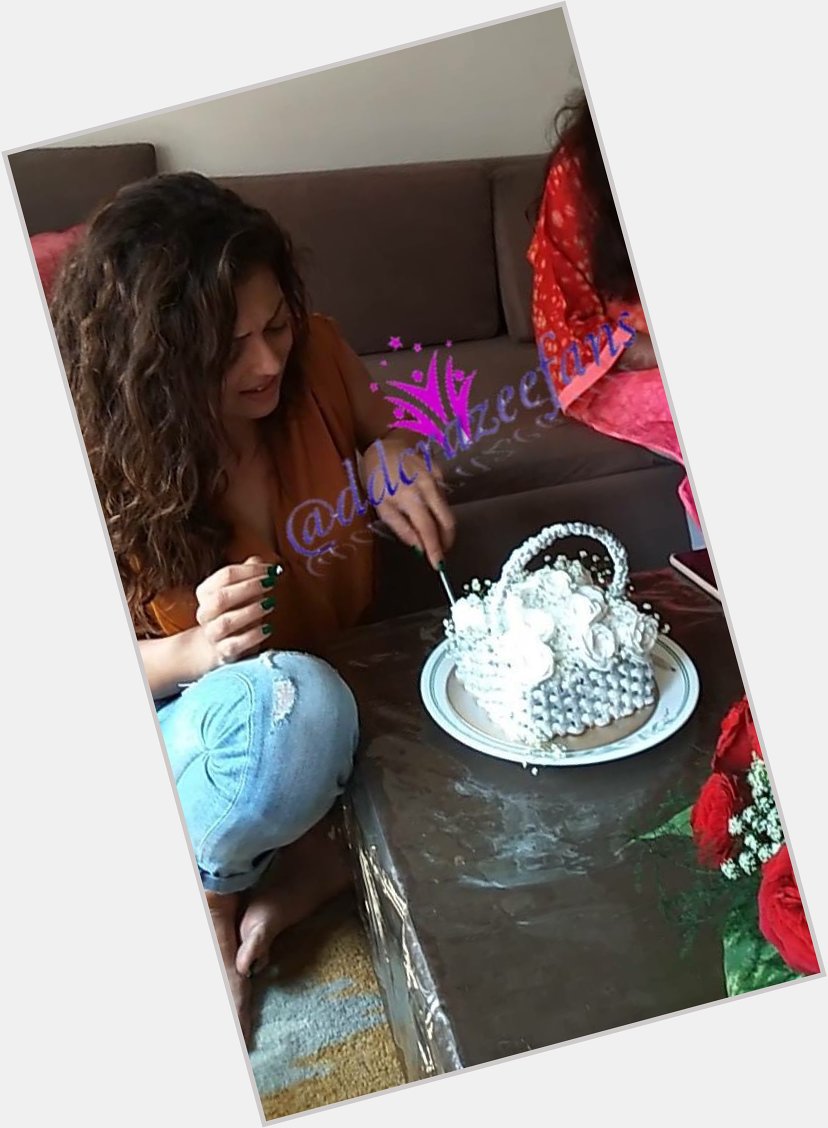 And Angel cutting the cake from            Happy Birthday Drashti Dhami 