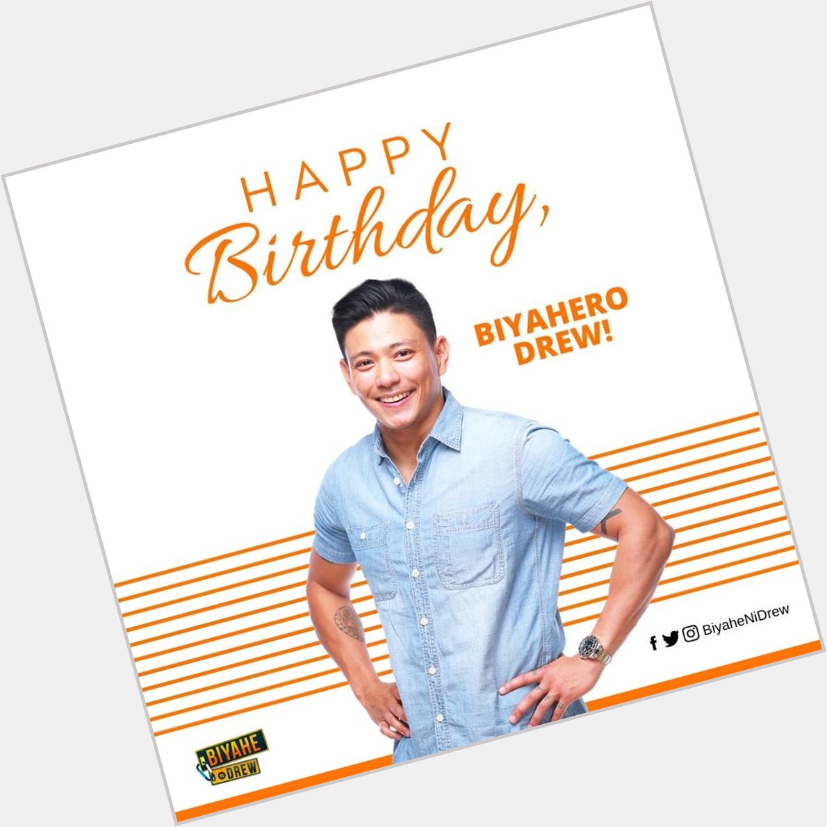 Happy Birthday to our Kapusong Biyahero, DREW ARELLANO (  