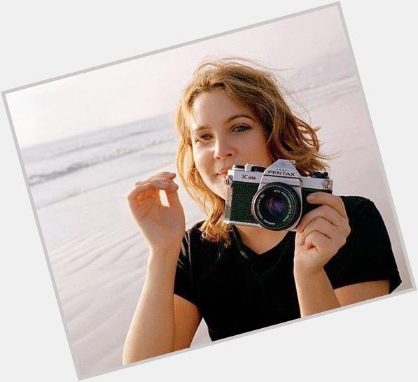 Happy 40th Birthday today\s über-cool celebrity with an über-cool camera: DREW BARRYMORE 