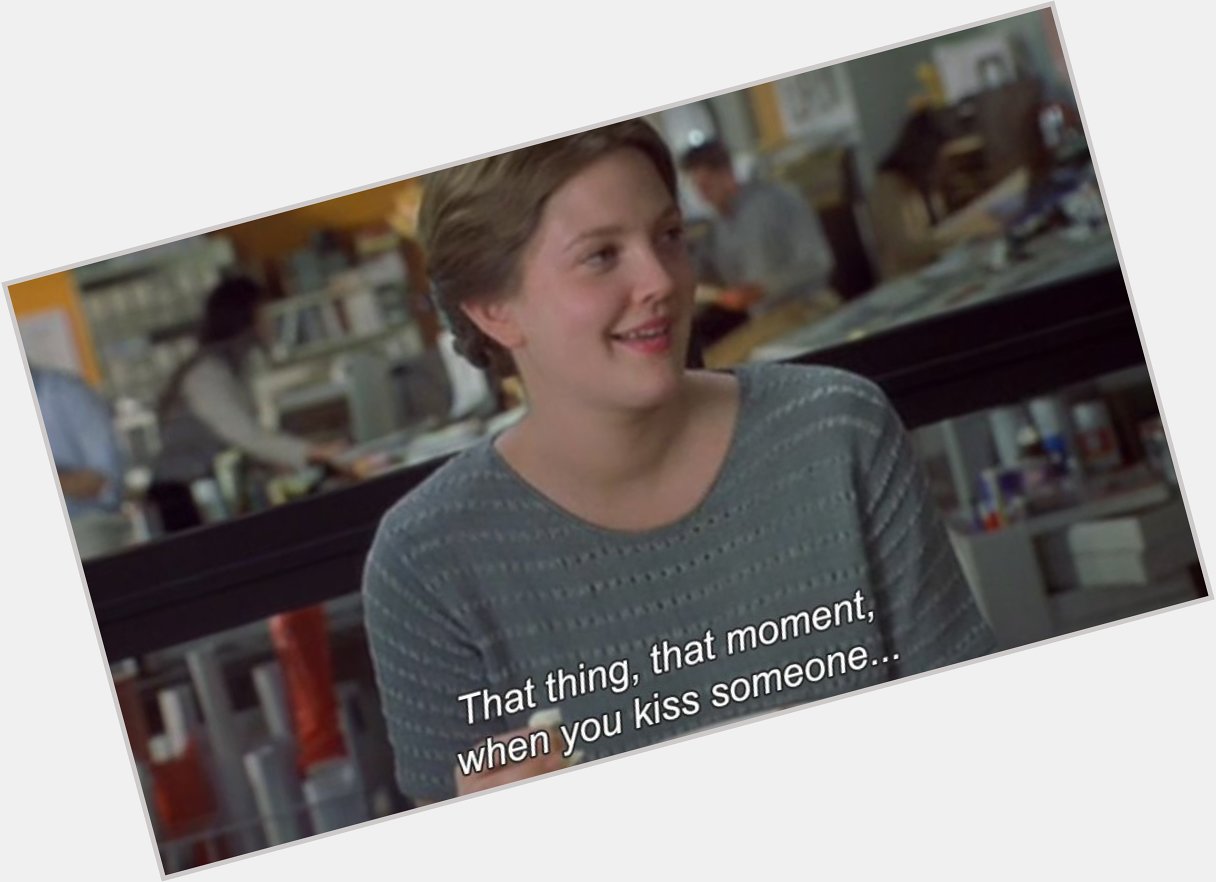 Happy birthday Drew Barrymore!  We\ll be celebrating with a NEVER BEEN KISSED rewatch, ofc.  