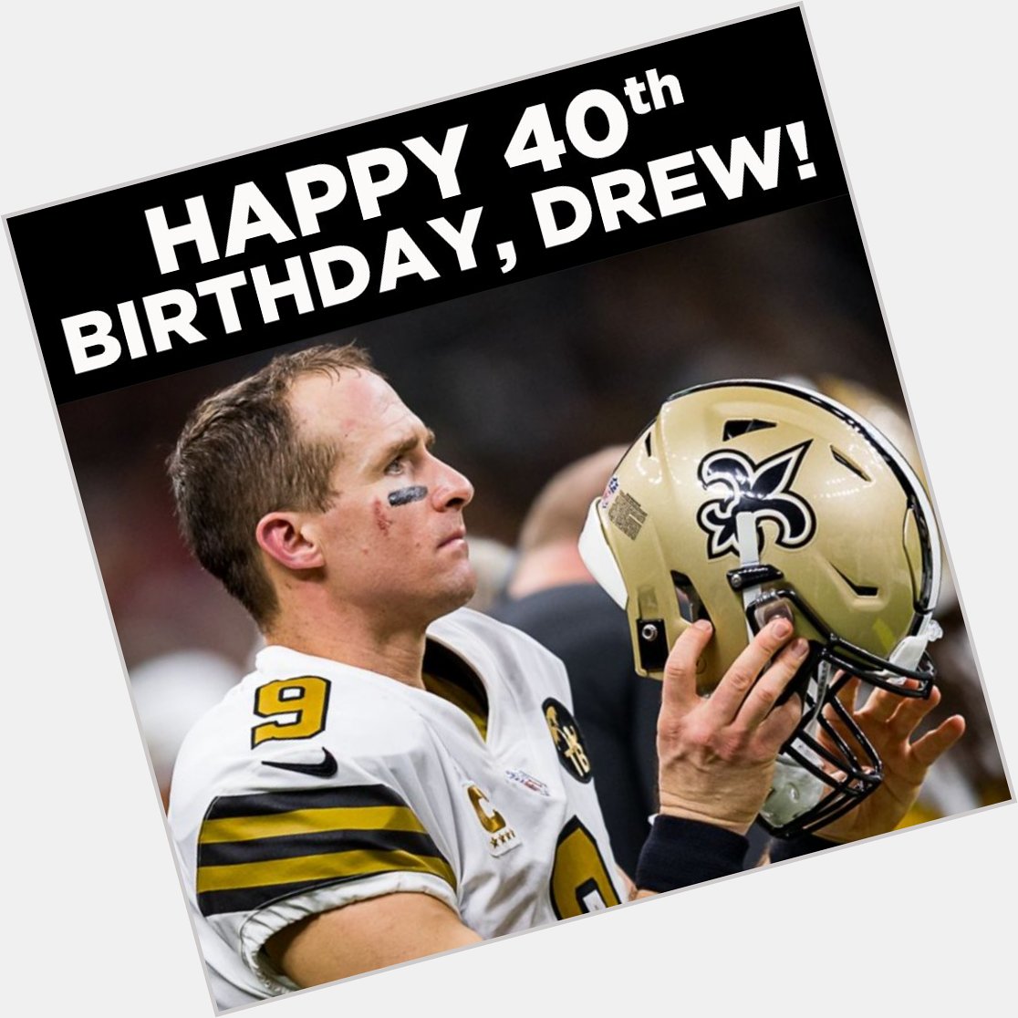 Happy Birthday, Drew Brees!
 