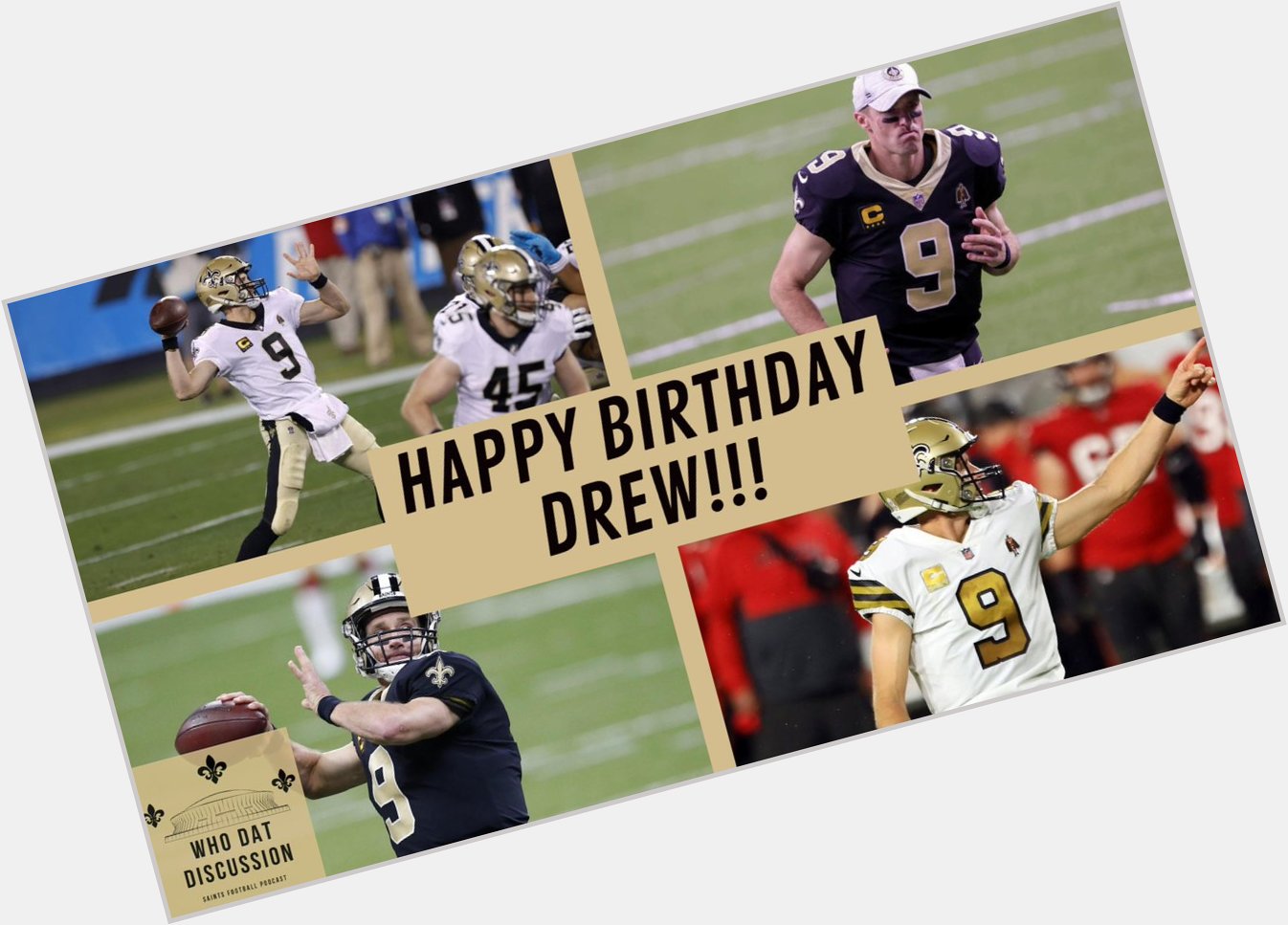 Happy 42nd Birthday Drew Brees! We all know what he\s asking for as a present! 