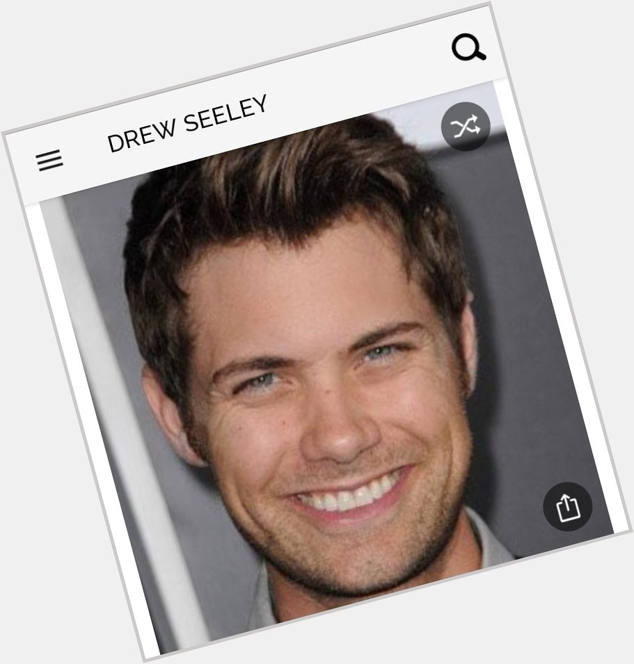 Happy birthday to this great actor. Happy birthday to Drew Seeley 
