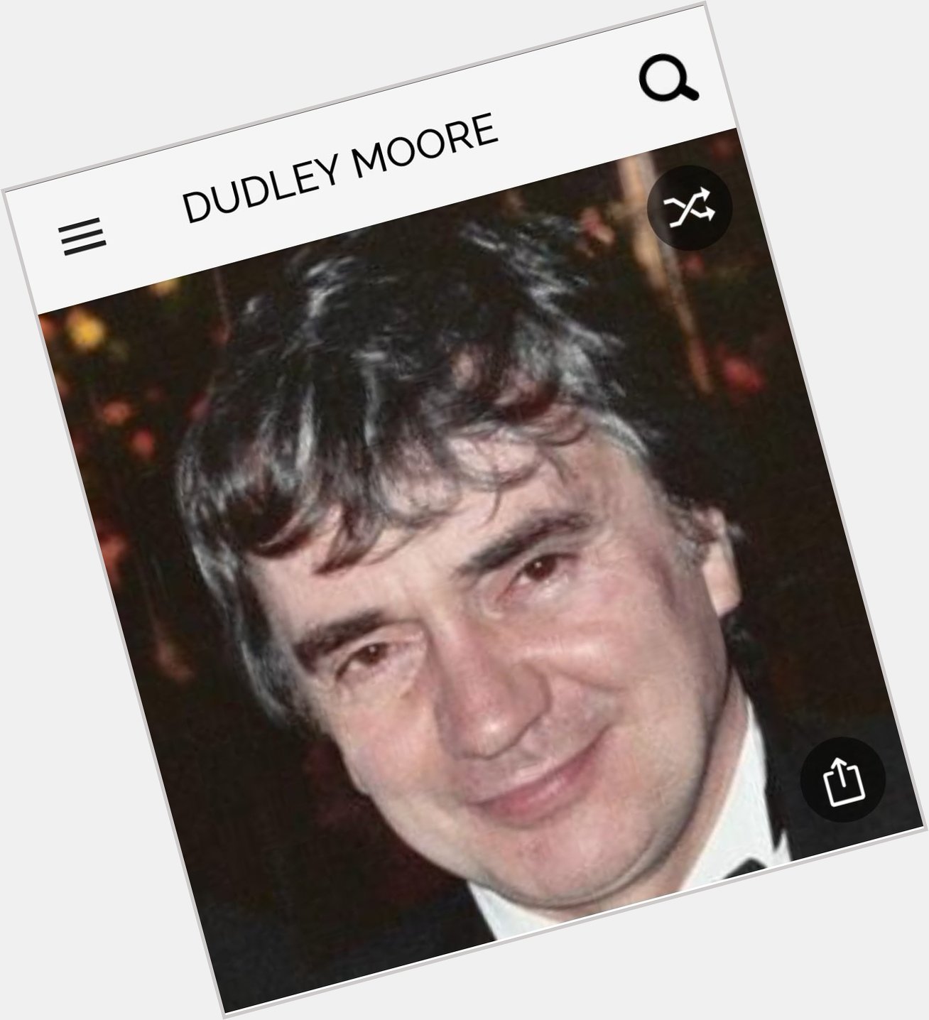 Happy Birthday to this iconic actor.  Happy Birthday to Dudley Moore 