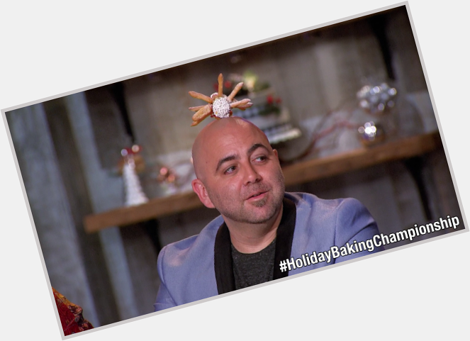 FoodNetwork \"Happy Birthday to Duff_Goldman, the man who can bake AND accessorize with pastries equally well.  m 