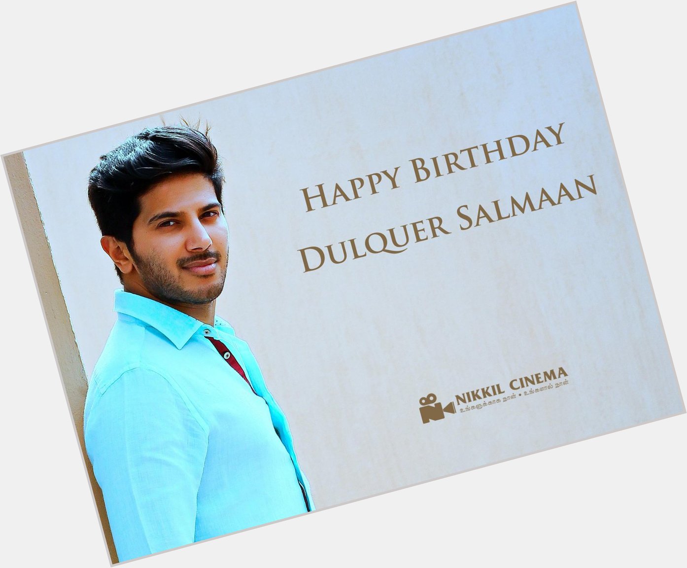 Happy Birthday Dulquer Salmaan :) 
