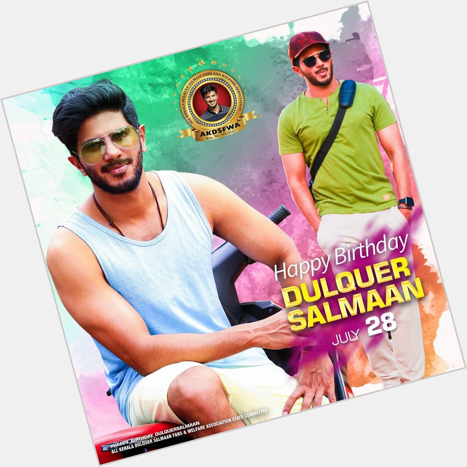 Wishing DQ Happy Birthday  Here is the Dulquer Salmaan Fans Common DP  
