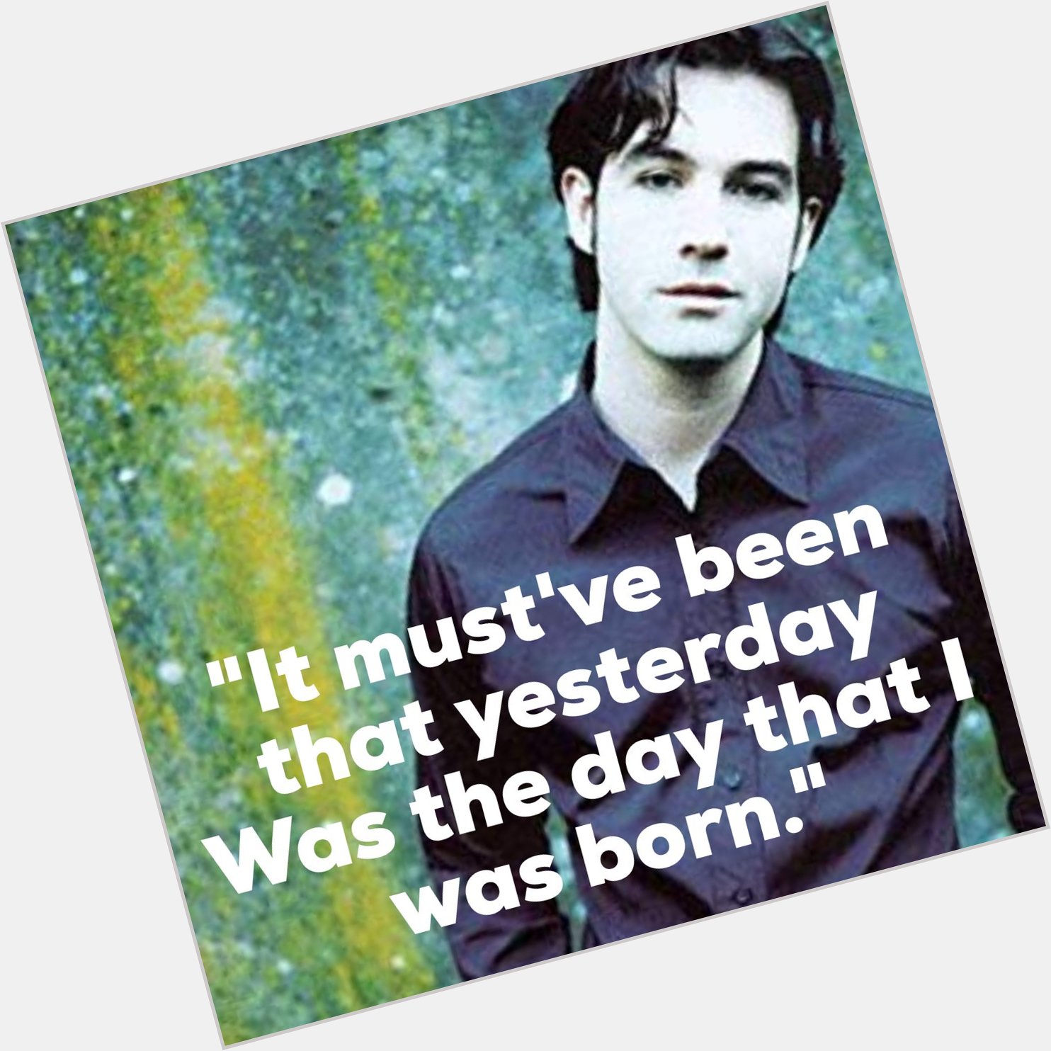 Seeing how yesterday was birthday, Happy Duncan Sheik Day!   