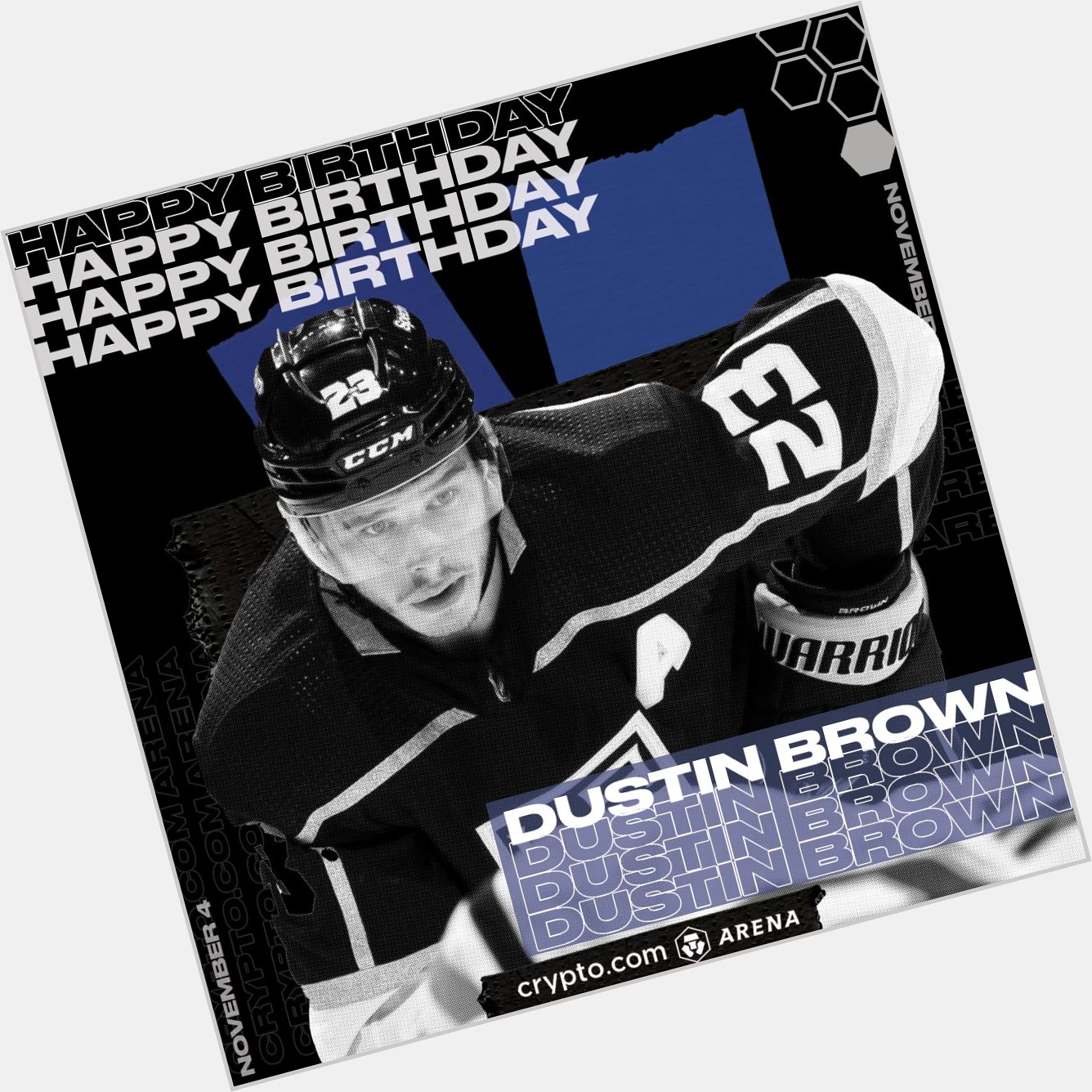 Join us in wishing our guy Dustin Brown of the a very happy birthday!   