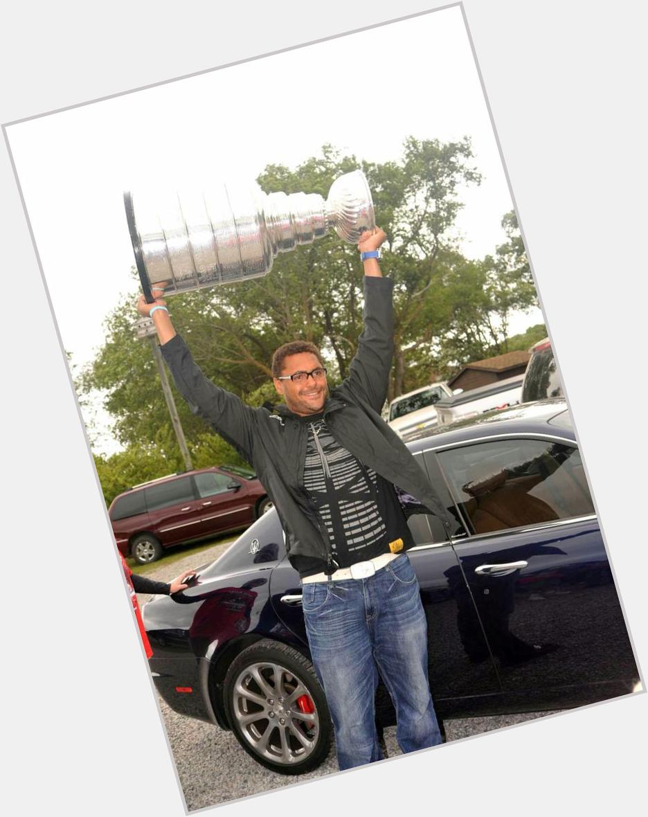 Happy birthday today to NHL defenseman - Dustin Byfuglien born in Mpls. MN (Photos of Dustin bringing Cup to Roseau): 