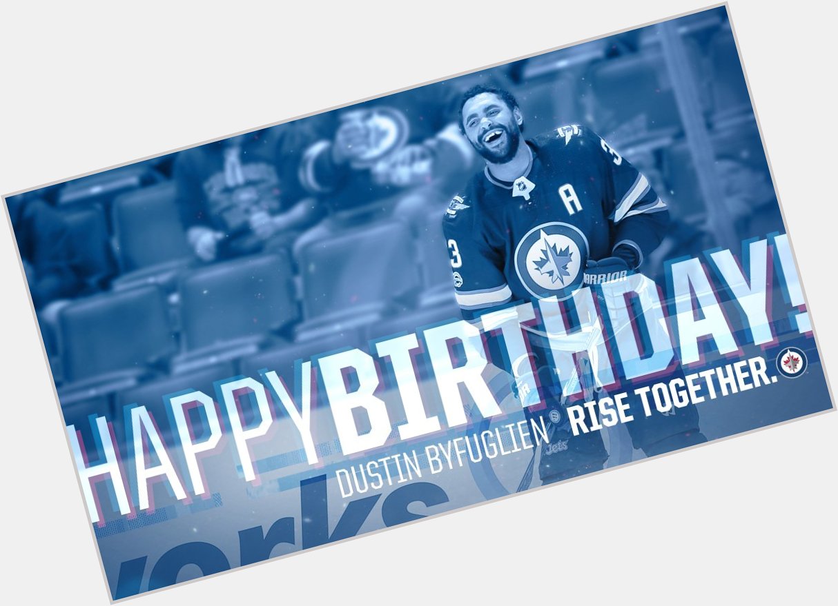 We all already know this, but...

3  3  looks GOOD on you Buff!

Happy Birthday to Dustin Byfuglien! 