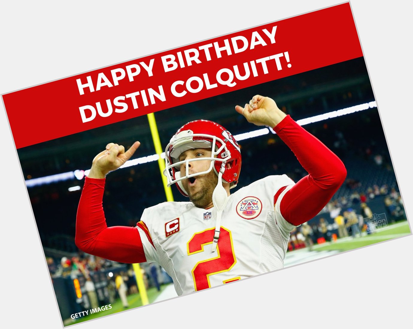 HAPPY BIRTHDAY to player Dustin Colquitt! 