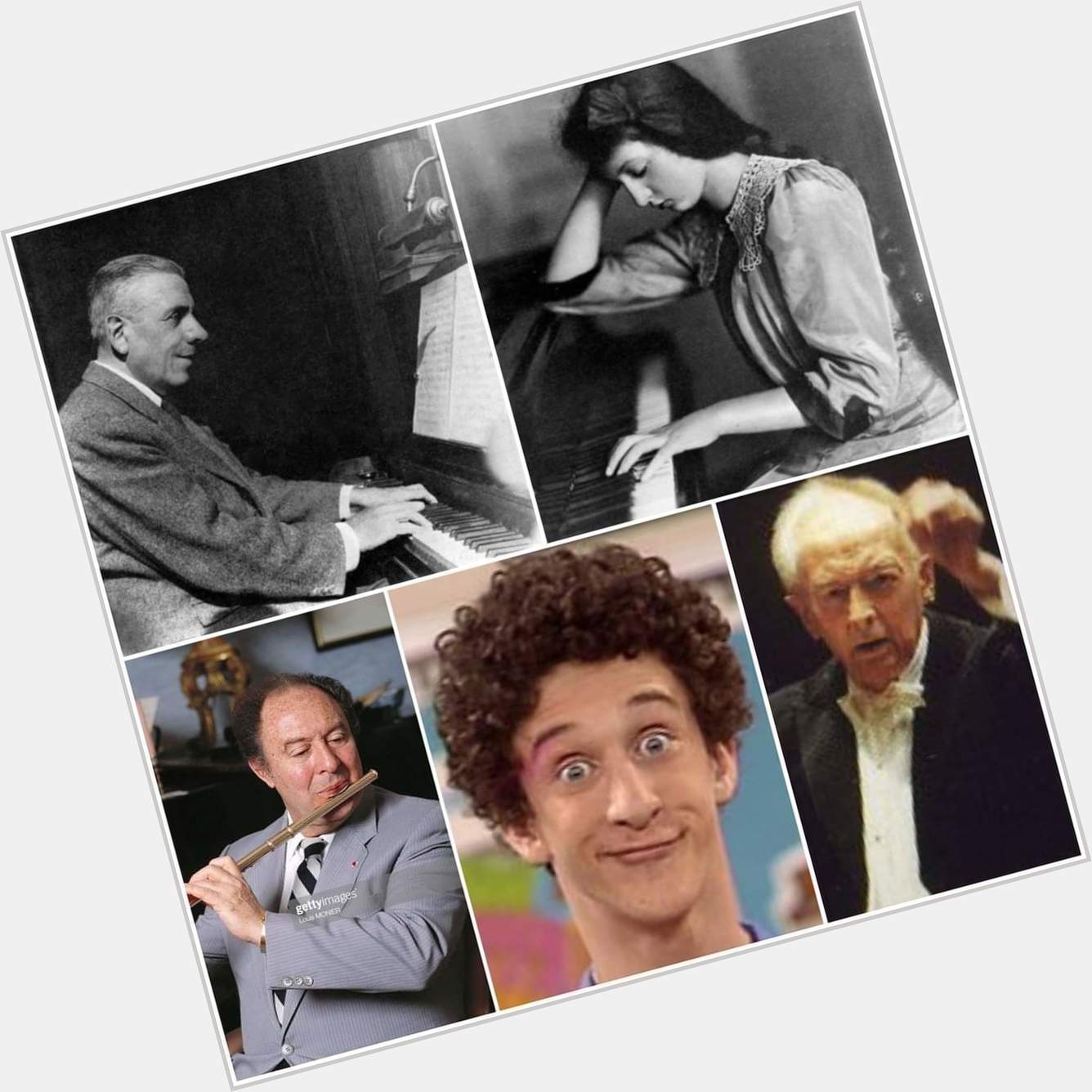 Happy Birthday to Francis Poulenc, Clara Haskil, Jean-Pierre Rampal, Dustin Diamond, and Günter Wand! 