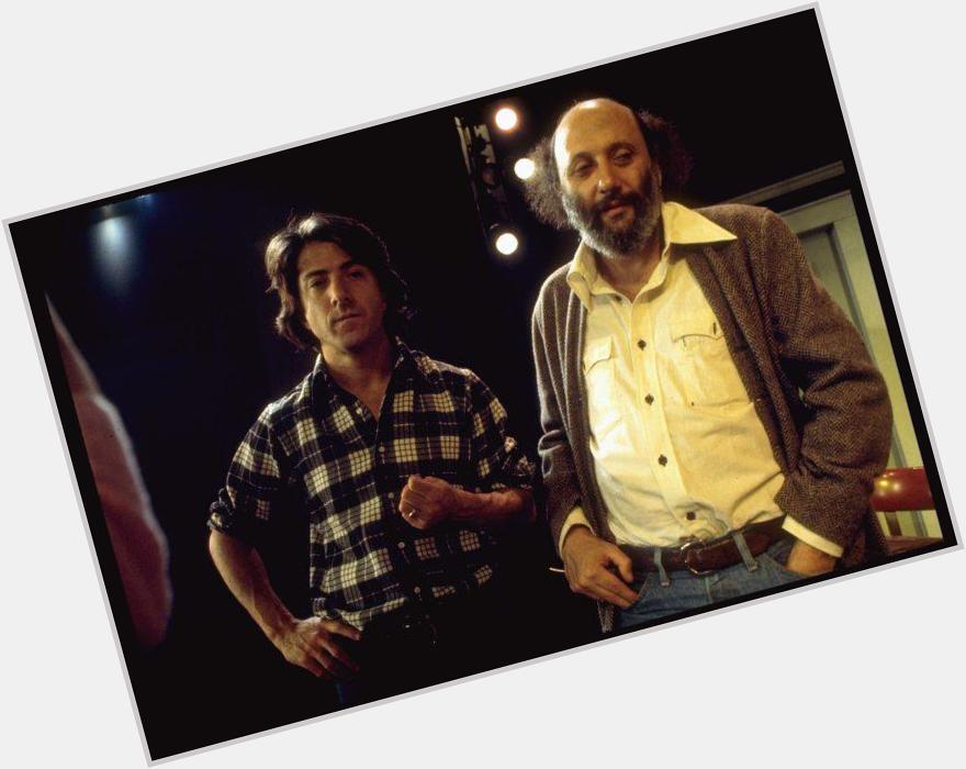 Happy birthday to Dustin Hoffman, here rehearsing for \"All Over Town\" w/ playwright Murray Schisgal, 1974 