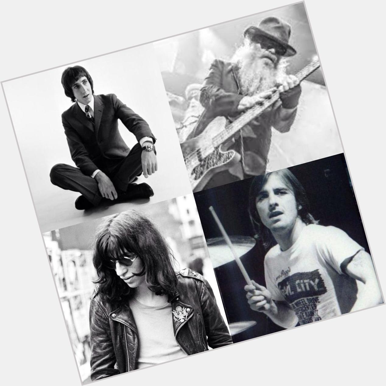 Happy Birthday to:
Pete Townshend Dusty Hill Joey Ramone  Phil Rudd 