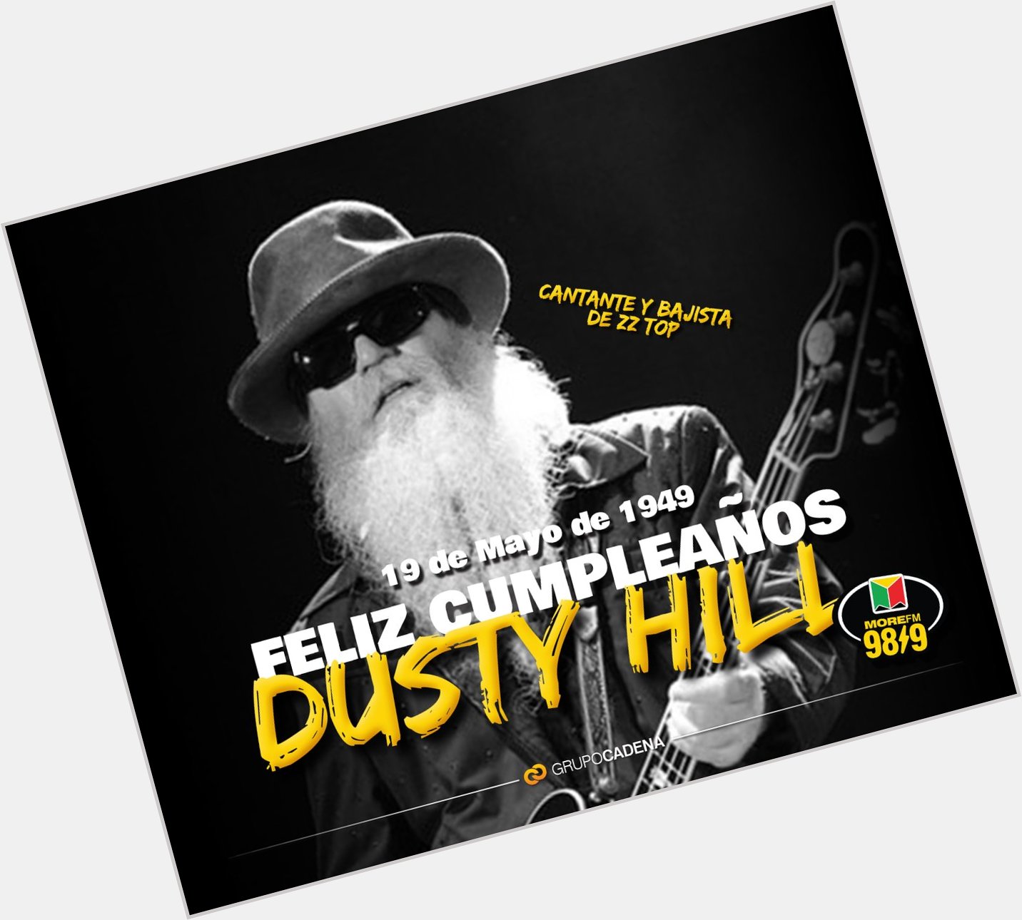  | ¡Happy birthday Dusty Hill!  Síguenos en instagram :  