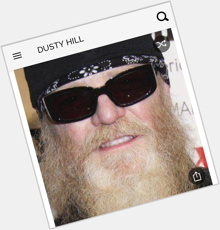 Happy birthday to this iconic bassist from ZZ Top. Happy birthday to Dusty Hill 