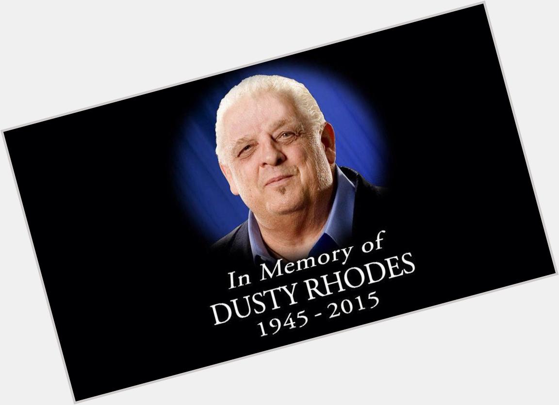Happy Birthday to one of the greatest wrestlers & teachers of all time Dusty Rhodes! Miss him insanely!! 