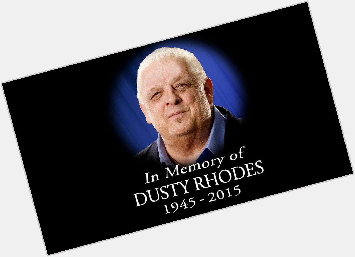 Today would mark Dusty Rhodes\ 70th birthday.
Happy birthday Dusty! 