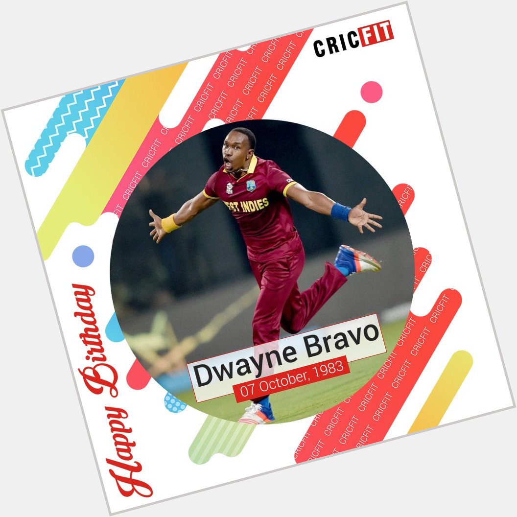Cricfit Wishes Dwayne Bravo a Very Happy Birthday! 
