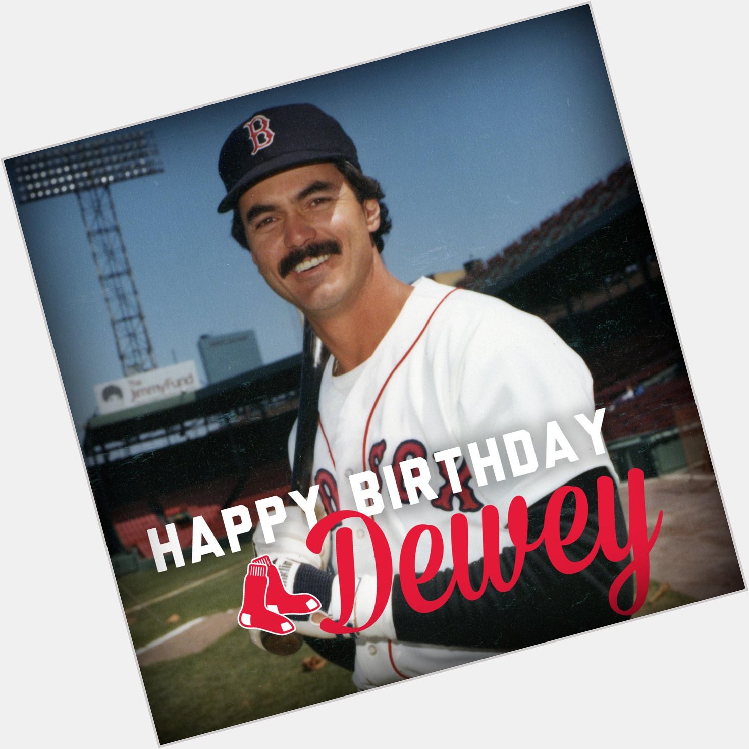 CMON DWEY BABY!!! used to cheer your name big time! Help us wish a Happy Birthday to Dwight Evans! 