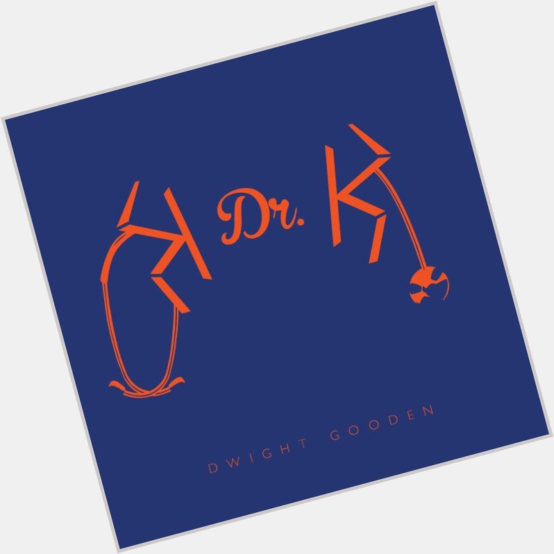 A custom logo & a very Happy Birthday to Doctor K, Dwight Gooden! Had to have the K\s for Doc! 