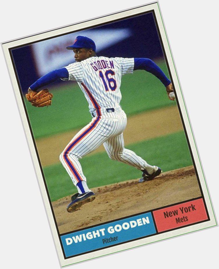 Happy 51st birthday to Dwight Gooden. What a pitching talent. 