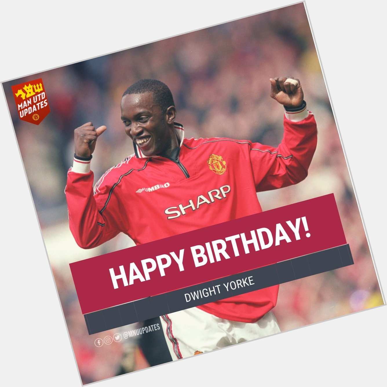 Happy 48th Birthday to ex red Dwight Yorke.     