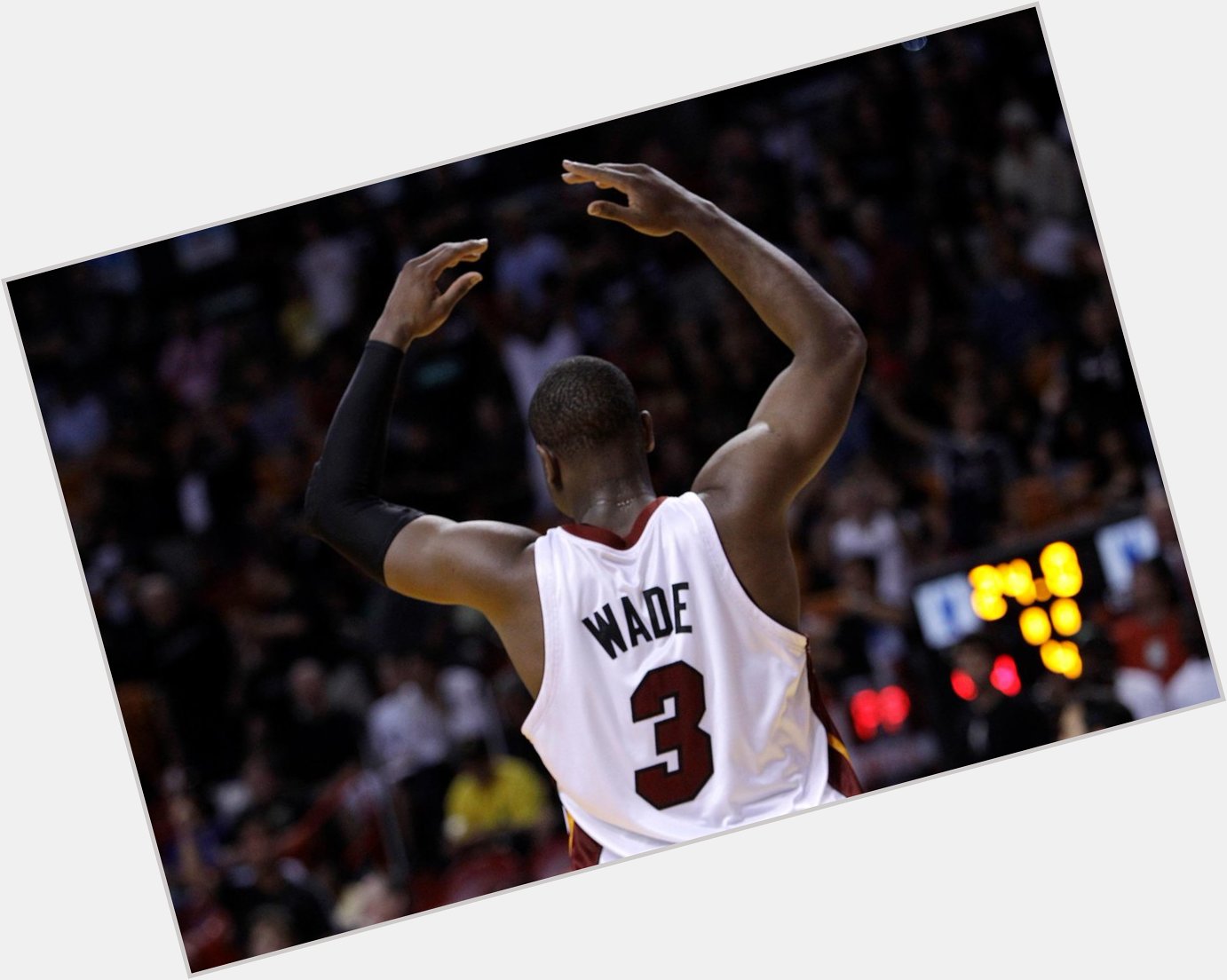 He wears 3, has 3 rings, calls himself \"Three\" and turns 33 today. Happy birthday, Dwyane Wade. 